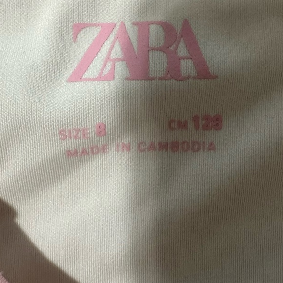 ZARA KIDs SPORTY COLOR BLOCK ASYMMETRIC TOP - Picture 6 of 6